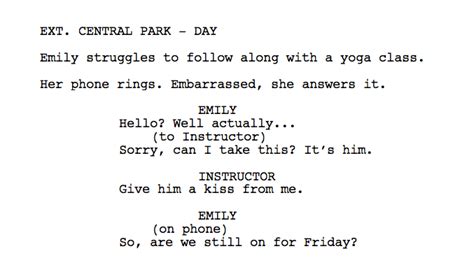 phone call conversation script.